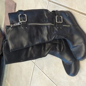 Girls size 3 B.O.C. black riding tall boots